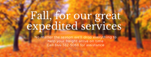 Fall Expedited Freight