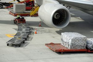 Air Cargo being loaded