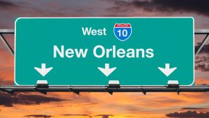 New Orleans Highway Sign