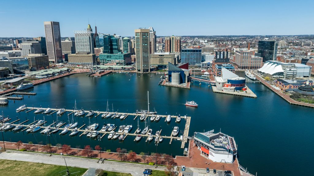 Baltimore and inner harbor