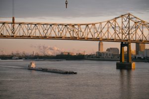 Baton Rouge LA and the Mississippi River