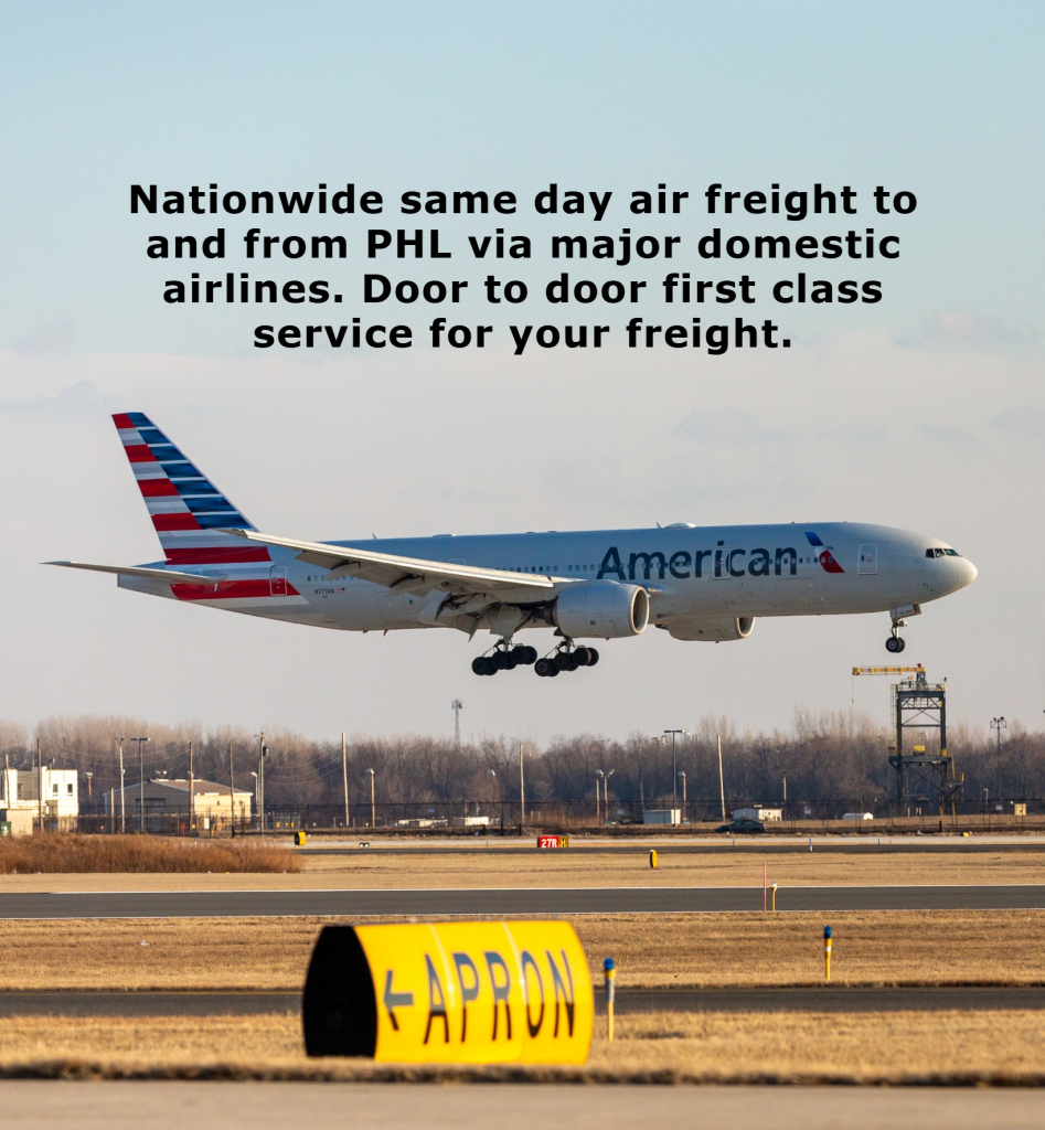 AA flight PHL Airport