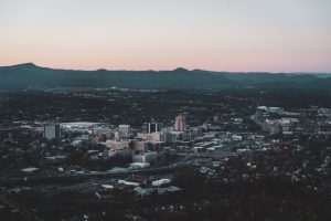 Roanoke VA aerial view